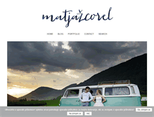 Tablet Screenshot of matjazcorel.com